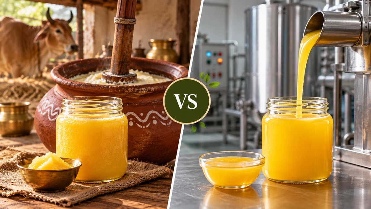 Bilona Ghee vs Machine-Made Ghee: What's the Difference?