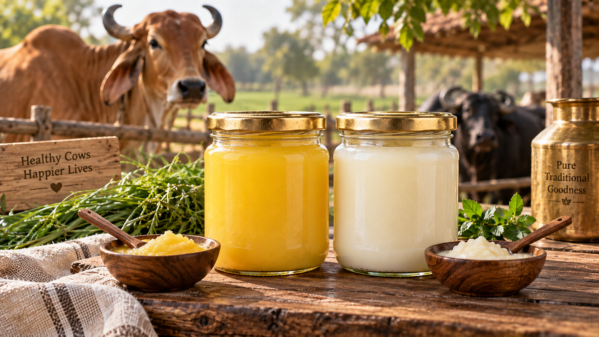 Cow Ghee vs Buffalo Ghee