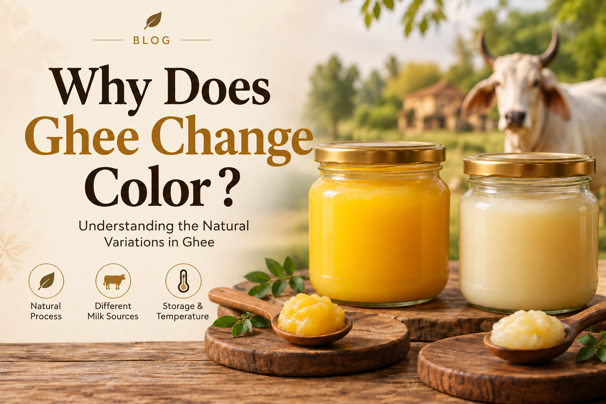 Why Does Ghee Change Color? White, Yellow or Brown - Is It Pure?