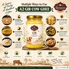 A2 Gir Cow Bilona Ghee - 500ml