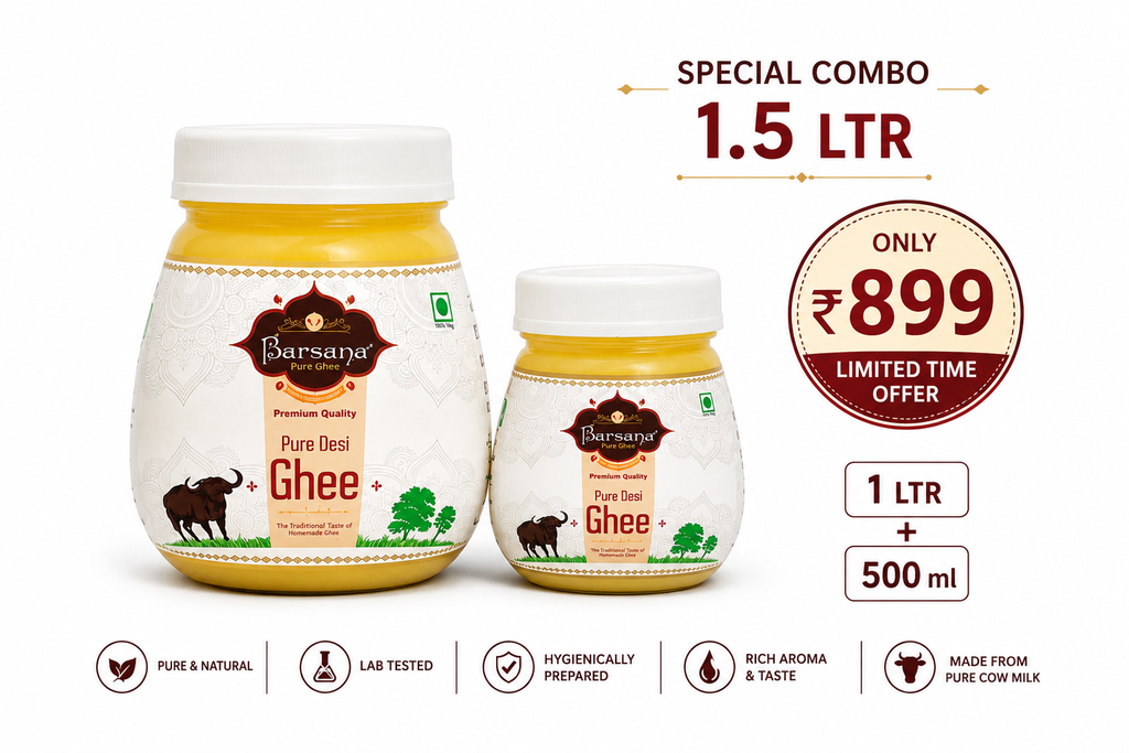 Barsana Pure Buffalo Ghee 1L