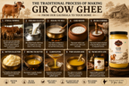 A2 Gir Cow Bilona Ghee | Traditional Handcrafted Desi Ghee 1L