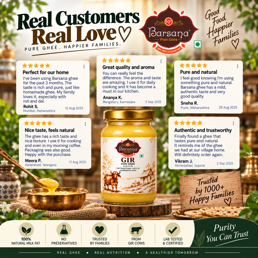 A2 Gir Cow Bilona Ghee Combo - 1L + 500ml
