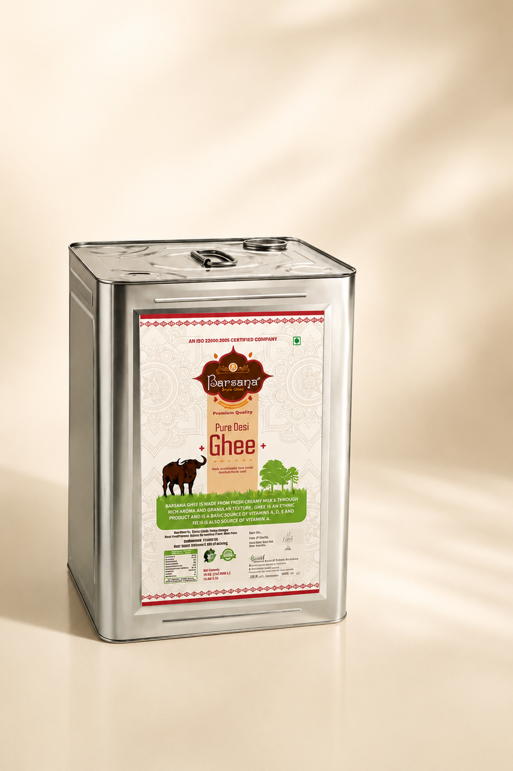 Barsana Pure Buffalo Ghee  15kg